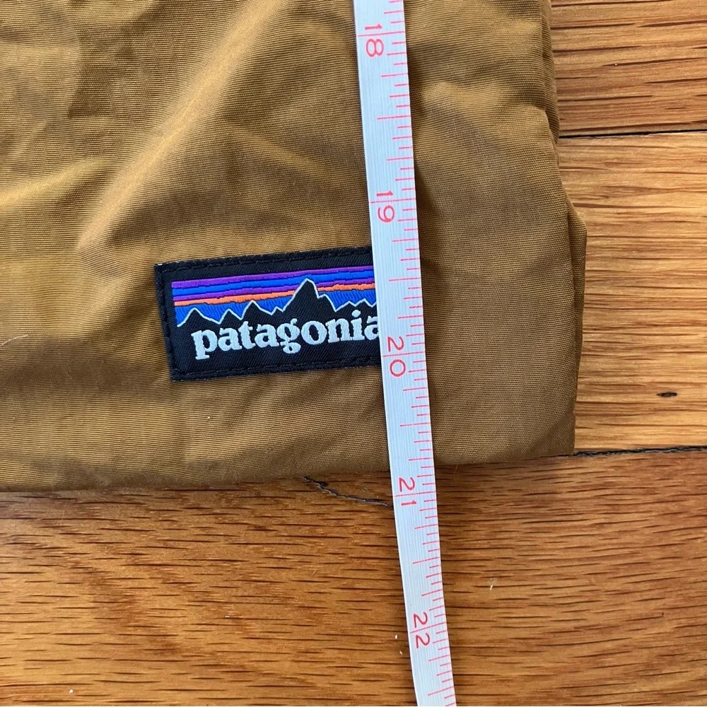 Patagonia Brown Nylon Stuff Sack Storage Bag Camping Gorpcore Hiking Backpacking